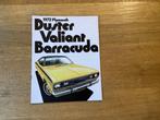 Plymouth Duster Valiant Barracuda Brochure 1972, Ophalen of Verzenden, Gelezen