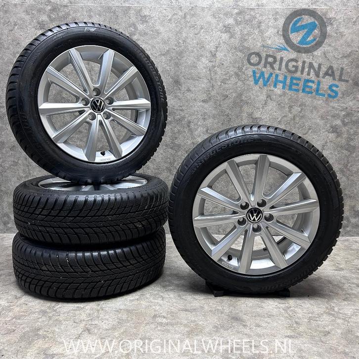 ❄️ 16 inch originele Merano velgen + winterbanden VW Polo, Auto-onderdelen, Banden en Velgen, Banden en Velgen, Winterbanden, 16 inch