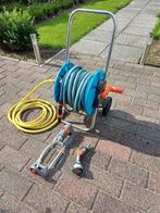 Gardena slangenwagen met sproeiers, Tuin en Terras, Ophalen, Zo goed als nieuw, Tuinslang