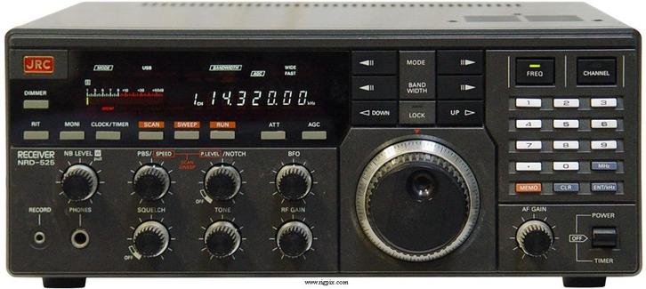 JRC NRD 525 HF / VHF UHF ontvanger [ RUIL OF INRUIL KAN ], Telecommunicatie, Zenders en Ontvangers, Zo goed als nieuw, Ontvanger