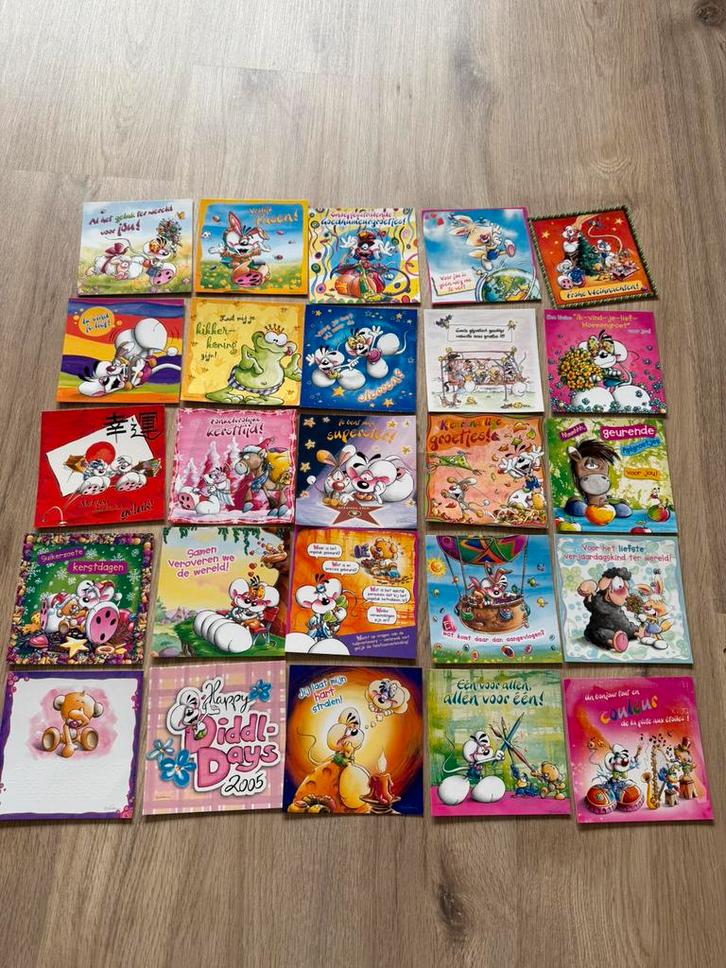 Diddl verzamelkaarten- kaarten, Verzamelen, Diddl, Zo goed als nieuw, Papier, Kaart of Schrift, Verschillende figuren, Ophalen of Verzenden