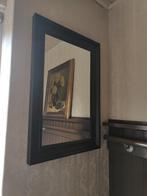 Spiegel met donkerbruine houten lijst - 60x90cm, Ophalen