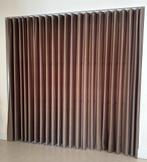 Gordijnen fluweel taupe zeer nette staat, 1 jaar oud, Huis en Inrichting, Stoffering | Gordijnen en Lamellen, Ophalen, Zo goed als nieuw