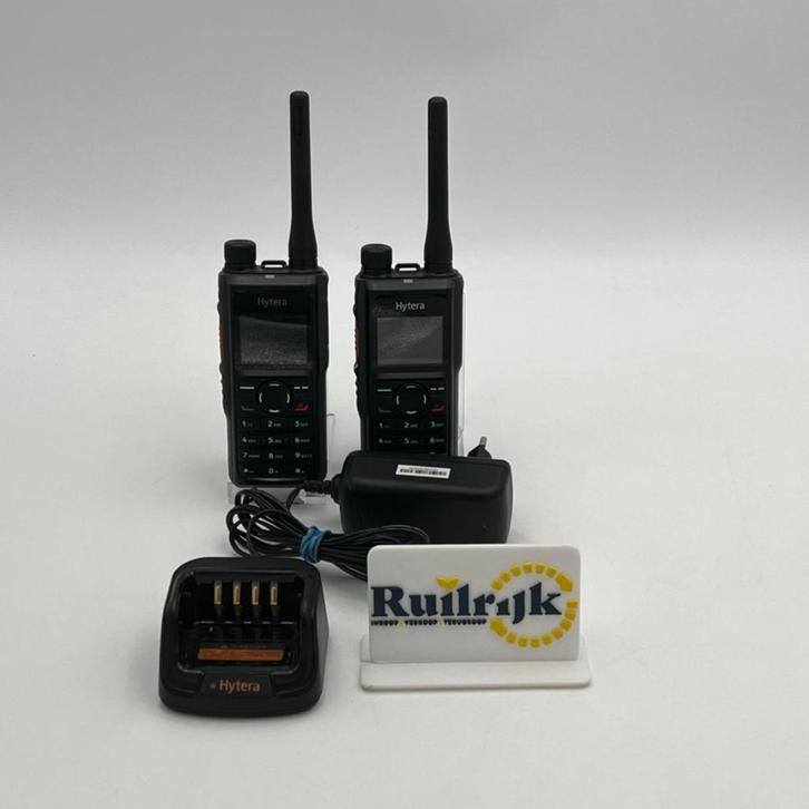 Hytera HP685 UHF BIW DMR Portofoon Radio walktie talkie SET, Telecommunicatie, Portofoons en Walkie-talkies, Zo goed als nieuw