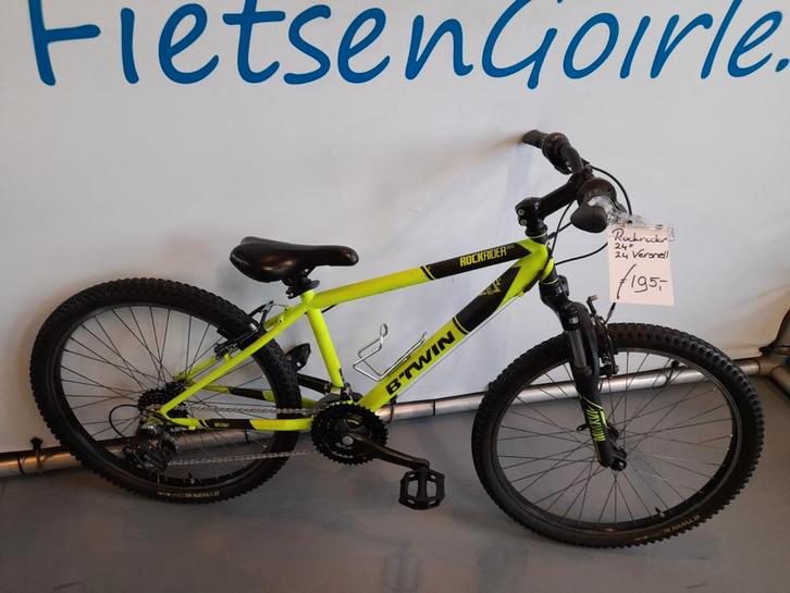B-Twin Rockrider 24 inch en18 versnellingen, Fietsen en Brommers, Fietsen | Kinderfietsjes, Gebruikt, 20 inch of meer, Ophalen