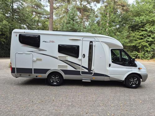 Hobby Exclusive Compact 500 GFSC TWINbed Solar zeer mooi !, Caravans en Kamperen, Campers, Bedrijf, tot en met 4, Half-integraal
