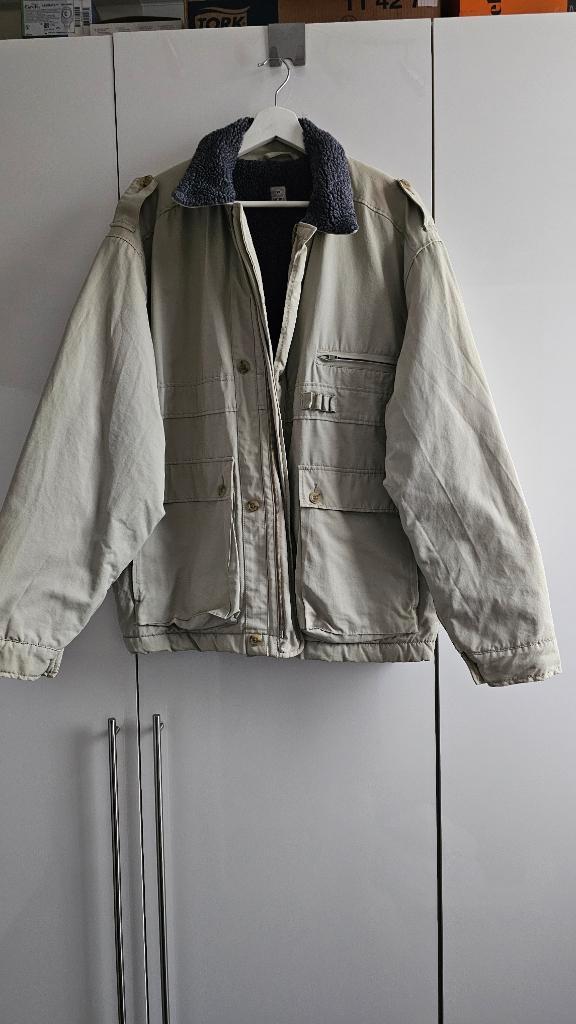 Mooie Outdoor Herenjas🍀Mt XL🌿In mooie staat, Kleding | Heren, Jassen | Winter, Gedragen, Maat 56/58 (XL), Beige, Ophalen
