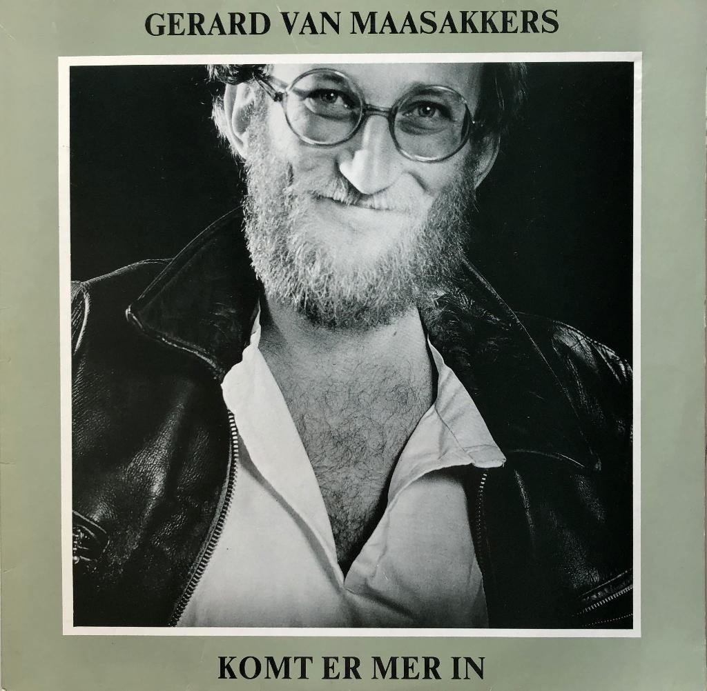 GERARD VAN MAASAKKERS LP: KOMT ER MER IN, Cd's en Dvd's, Vinyl | Nederlandstalig, Gebruikt, Levenslied of Smartlap, 12 inch, Ophalen of Verzenden
