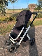 Dubatti 3 in 1 kinderwagen in zwart-wit, Ophalen, Gebruikt, Overige merken, Regenhoes