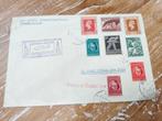 Enveloppe meegezonden met de 1e transatlantische KLM vlucht, Postzegels en Munten, Nederland, Ophalen of Verzenden