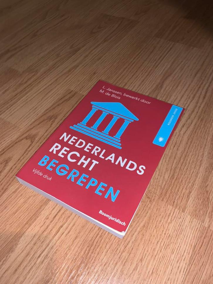 Matthijs de Blois - Nederlands recht begrepen, Boeken, Wetenschap, Zo goed als nieuw, Sociale wetenschap, Ophalen of Verzenden