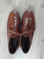 Bruine leren schoenen, maat UK 8, Ophalen, Gedragen, Bruin