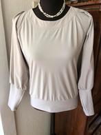 D etoiles casiope travelstof blous m, Kleding | Dames, Blouses en Tunieken, Verzenden, Beige, Maat 42/44 (L), Zo goed als nieuw