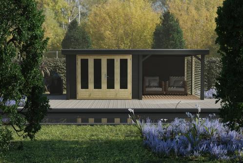 NIEUW Modern Tuinhuis PS91 ---MAATWERK---, Hobby en Vrije tijd, Overige Hobby en Vrije tijd, Nieuw, Verzenden
