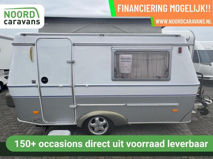 Eriba PUCK 225 GT FUTURE, LENGTESLAPER !, Caravans en Kamperen, Caravans, Bedrijf, tot en met 2, Eriba, 2 aparte bedden, Hefdak