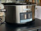 Crock Pot slow coocker 5,7 L zilverkleurig, Ophalen, Zo goed als nieuw