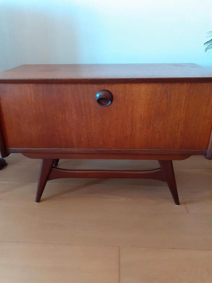 Louis van teefelen klepkastje/muziekkastje., Huis en Inrichting, Kasten | Dressoirs, Gebruikt, 50 tot 100 cm, 25 tot 50 cm, Ophalen