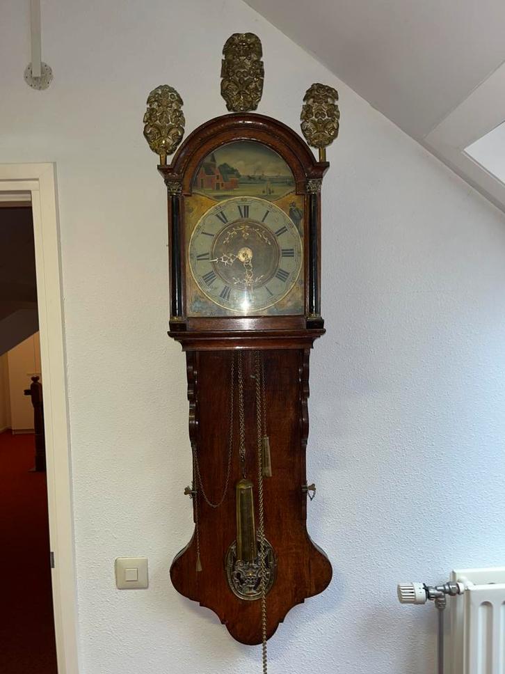 Ca 200 jaar oude Friese staartklok., Antiek en Kunst, Antiek | Klokken, Ophalen of Verzenden