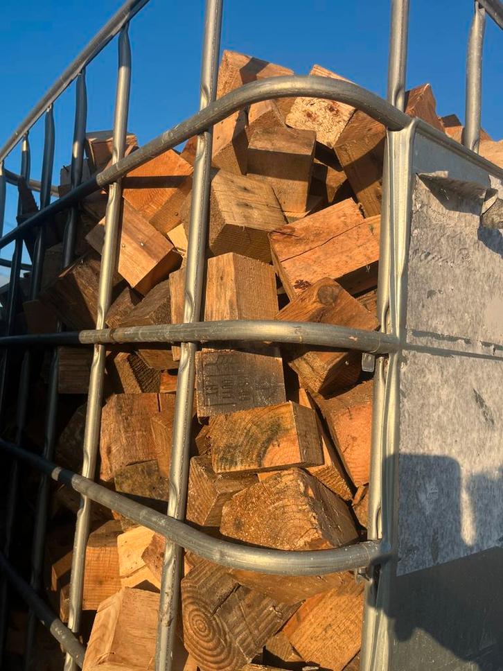 Kleine Blokjes Vurenhout, brandhout. 1,8 kuub, Tuin en Terras, Haardhout, Blokken, Overige houtsoorten, Minder dan 3 m³, Ophalen of Verzenden