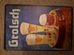 Grolsch 20x30 cm Reclamebord, Ophalen of Verzenden, Nieuw, Reclamebord, Plaat of Schild, Grolsch