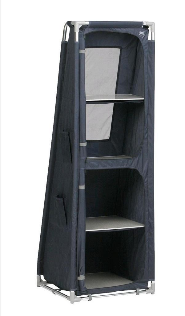 Campingkast defa schuine campingkast 4 vaks, Caravans en Kamperen, Kampeermeubelen, Gebruikt, Campingkast, Ophalen