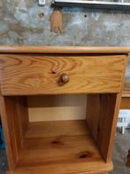 Grenen Nachtkastjes 2x  (vintage), Huis en Inrichting, Slaapkamer | Nachtkastjes, Ophalen, Gebruikt, Minder dan 45 cm, Minder dan 55 cm