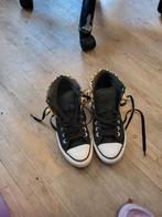 Converse All Stars High Top - Zwart/Luipaard 39.5, Kleding | Dames, Schoenen, Zwart, Converse, Ophalen of Verzenden, Sneakers of Gympen