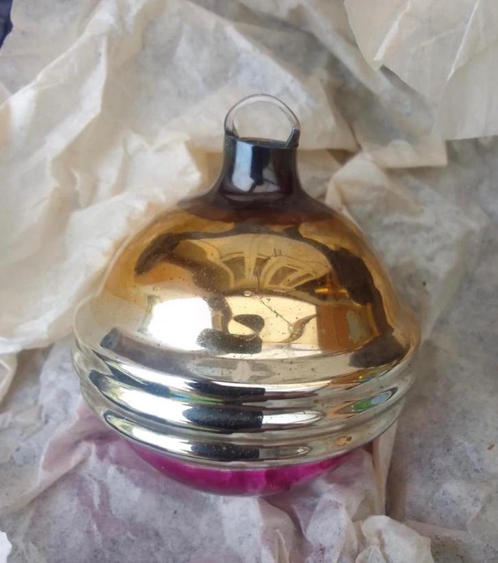 Ajeko 2-kleurige ribbelbal, Diversen, Kerst, Gebruikt, Ophalen of Verzenden