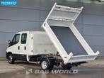 Iveco Daily 35C12 Kipper Dubbel Cabine Euro6 3500kg trekhaak, Auto's, Bestelauto's, Te koop, 3500 kg, 6 stoelen, Iveco