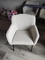 8 Eetkamerstoelen - Stijlvol en Comfortabel, Ophalen, Gebruikt, Wit, Stof