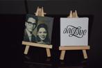 Foto op Mini Canvas met ezel ( 7 x 7 cm), Minder dan 50 cm, Nieuw, Ophalen of Verzenden, Foto of Poster