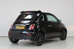 Fiat 500C 0.9 Turbo 500S | Clima | Dealer onderhouden | Park, Gebruikt, Cabriolet, Leder en Stof, Zwart