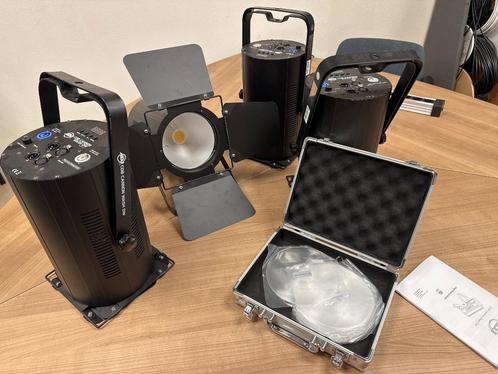 4 x adj COB canon wash DW + barndoor en lenzen, Muziek en Instrumenten, Licht en Laser, Zo goed als nieuw, Licht, Ophalen