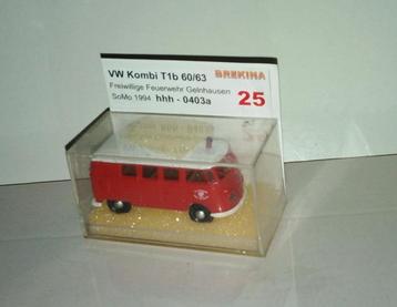Brekina 0403a - VW T1b 60/63 bus brandweer in ovp beschikbaar voor biedingen