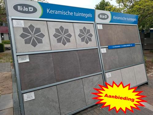Tuintegel aanbiedingen., Tuin en Terras, Tegels en Klinkers, Nieuw, Terrastegels, Keramiek, 10 m² of meer, Ophalen of Verzenden