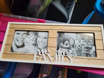 Nieuwe fotolijst we are family beschikbaar voor biedingen