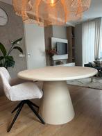Beige ronde eettafel Fenna Giga Meubel, Ophalen, Zo goed als nieuw, Rond, 100 tot 150 cm