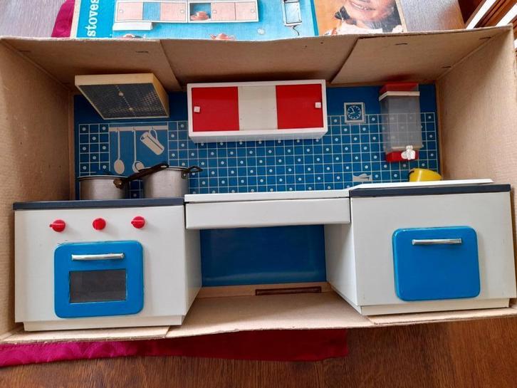 Antieke blikken kinderkeuken blik speelgoed, Antiek en Kunst, Antiek | Speelgoed, Ophalen of Verzenden