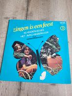 LP ZINGEN IS EEN FEEST-AVRO KINDERKOOR. 60 kinderliedjes., Cd's en Dvd's, Vinyl | Kinderen en Jeugd, Ophalen of Verzenden, Zo goed als nieuw