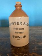 Antieke Bierkruik Minister Bros Ipswich 1934 Aardewerk Kruik, Antiek en Kunst, Ophalen