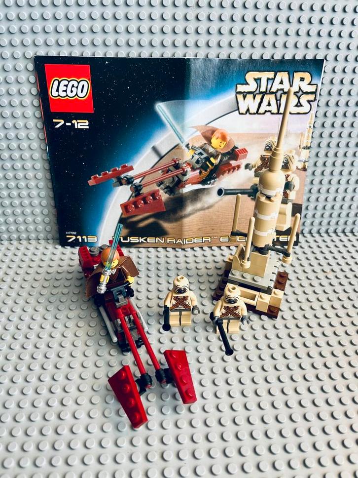 LEGO Star Wars 7113 Tusken Raider Encounter, Kinderen en Baby's, Speelgoed | Duplo en Lego, Gebruikt, Lego, Complete set, Ophalen of Verzenden