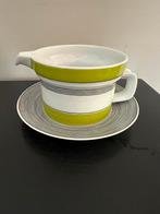Te koop retro vinted groen witte saus kom mey schotel Thomas, Antiek en Kunst, Antiek | Servies los, Ophalen of Verzenden