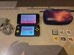 Nintendo 2DS XL met 6 games en beschermhoes, Spelcomputers en Games, Spelcomputers | Nintendo 2DS en 3DS, Ophalen, Gebruikt, 2DS