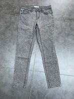 Red Button zwart grijze stretch jeans maat 36 poemamotief, Ophalen of Verzenden, Zo goed als nieuw, W28 - W29 (confectie 36), Grijs