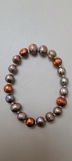 Parel armband, Sieraden, Tassen en Uiterlijk, Armbanden, Overige materialen, Bruin, Ophalen of Verzenden, Zo goed als nieuw