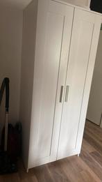 Witte kledingkast met extra plankjes, Huis en Inrichting, Kasten | Kledingkasten, 25 tot 50 cm, 150 tot 200 cm, Zo goed als nieuw