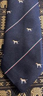 Hond stropdas met doorlopende honden, Ophalen of Verzenden, Nieuw, Blauw