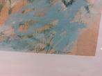 Jan Stroosma – landschap met zon (origineel werk), Ophalen of Verzenden
