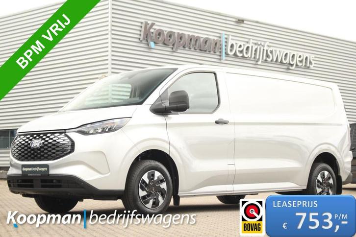 Ford E-Transit Custom 320 L2H1 Trend 65kWh | 160kW 218pk | C, Auto's, Bestelauto's, Te koop, ABS, Achteruitrijcamera, Alarm, Android Auto