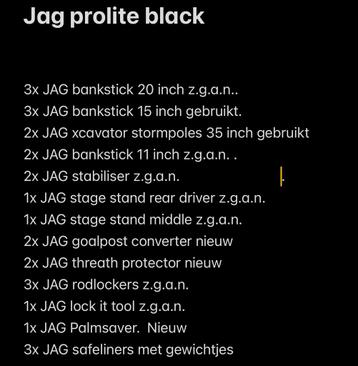Zeer uitgebreide JAG set beschikbaar voor biedingen
